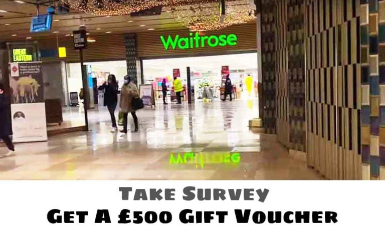Visit Waitrosehaveyoursay.com & Win a £500 Gift Voucher